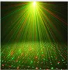 Mini Black Shell Portable IR Remote Red Green Laser Projektor Lights DJ KTV Hem Xmas Party Dsico LED-scen belysning I100B