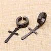 Ear Cuff Titanium Circle Clip Round Stud Cross Pendant oorbellen Magneet Nep pluggen No Piercing Clip Mix Order 20PCSlot5842930