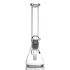 Vattenpipor 10 tums bägare bong med isfångare glas vattenpipa 14/18 14 mm dab oljerigg bongs rör rökning