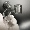 Set XXL Quartz Thermal Banger + bubble carb cap Quartz Thermal Nails 14mm 18mm 10mm Male Female