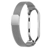 Ny Milanese Loop Band Rostfritt stål för Miband 3 Xiaomi Armbandband Meatal Armband Ersätt armband för Mi Band 3