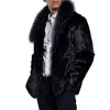 Nowy Styl Futro Męskie Puszyste Kurtki Jesień Zima Ciepła Polar Męskie Faux Futro Long Płaszcze ChaqueTones Hombre 2020 Plus Size 3XL