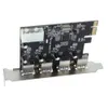 FreeShipping Hot 4-Port SuperSpeed ​​USB 3.0 PCI-E PCI Express Card Card с 4-контактным разъемом IDE IDE NEC UPD720201