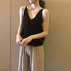 Mazefeng 2018 Tendenza Canotte Femminili Camis Solid Increspato Canotte da Donna Canotte Donna Temperamentale Donna Sexy Streetwear