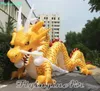 8 m Länge, aufblasbarer chinesischer Drache, Cartoon-Tiermodell, luftgeblasen, legendärer Drache mit Beinen für Tour/Veranstaltung