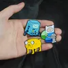 Miss Zoe Adventure Time Emaljnål Finn och Jake broscher Väska Kläder Lapel Pin Button Badge Cartoon Smycken Present till vänner barn