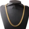 316L roestvrij staal herenmode ketting Curb Link Chain hoog gepolijst Rapper Rock hiphop dameskettingen 3 kleuren 60 cm 0 8cm334P