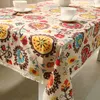 Bohemian National Wind Dekorative Tischdecke Baumwolle Leinen Spitze Tischdecke Esstisch Abdeckung Küche Home Decor