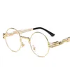 남성과 여성을위한 고품질 선글라스 금속 선글라스 라운드 선글라스 그늘 브랜드 디자이너 선글라스 미러 UV400 무료 배송