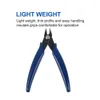 13cm Professional Flush Cutter Wire Cable Cutter Stripper Electrical Cutting Pliers Hand Tools for Home Garden (Blue)