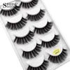 SHIDISHANGPIN G800 5 pair 3d mink eyelashes makeup natural long false lashes strip mink fake eyelashes volume eye lashes extension