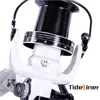 Tideliner 7000 10000 Spinning Fishing Reel Feeder Carp Ratio morski 5.2: 1 4.1: 1 Łożyska 15 + 1BB Duże białe koło rybackie