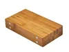 Cigarette tray operation supply double sided cigarette tray solid wood tinplate smoking accessories