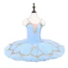 Girls Skye Blue Ballet Tutu The Sleeping Beauty Performance Stage Wear Kids Classical Ballet Dance Competition Costumes Adult Ballet Skirt