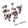 1000 pièces/lot 3*6mm fit 2mm embouts de cordon fermoirs d'extrémité perles à sertir connecteurs de couleur Bronze Antique pour les résultats de fabrication de bijoux