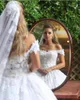 2018 Lace Ball Gown Dubai Wedding Dresses Sweetheart Off Shoulder Beading Backless Plus Size Saudi Arabic Wedding Gowns Bridal Dress