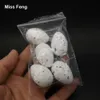 3.7 cm 5 piezas Color blanco Material de espuma Fake Bird Egg Simulación Modelo Juguete Diy Juego
