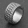 Titanium Steel Ring Retro Love Intertwined Ring Retro Knitting Men 039s Individuality Dominance Rings Factory Direct KKA19553142598