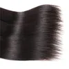 Capelli umani vergini brasiliani 3 pacchi 30-40 pollici di lunga pollice estensioni dei capelli diritti doppie weffe 95-100g / piece Bundles