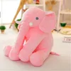 One Piece Cute 5 Colors Elephant Plush Toy med långa näskuddar PP Bomulls fyllda baby kuddar mjuka elefanter leksaker 60cm2576412