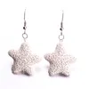 11Colors Starfish Lava Stone Earrings DIY Aromatherapy Essential Oil Diffuser Dangle Earings Jewelry for Women