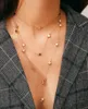 i monili per il modo caldo della collana a più strati del pendente delle stelle della nappa della collana delle donne esente da trasporto