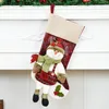 Рождественские украшения для домашней рождественской сумки Xmas Dreafing Decal Decor Santa Claus чулки Санта-мешки Натальные орнаменты