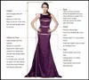 Tiefer V-Ausschnitt Lavendel Abendkleider mit Verpackungs-Applikationen Sheer Backless Berühmtheits-Kleid Abendkleider Stunning Chiffon- langen Abendkleid