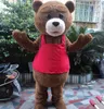 Teddy Bear Mascot Costume Teddy Costume Adult Fancy Dress Clothing Halloween Party Suit Funny Animal Bear Halloween Costume 15 Style