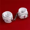 Привязки шеи с рабством набор пара одобрения набор наручников наручники наручники наручные манжеты лодыжки # R87