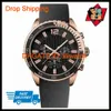 100% Оригинальный Движение Японии Drop New HB1512803 HB1512804 HB1512885 HB1512931 Blue Black Strap Designer Mens Watch259j