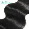 Ali Peerless Hairleless Body Wave Vergin Human Hair 10Quot28Quot Nature Black Weaving Unylayed One Bundle1576773