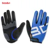 Baodun Mężczyźni Kobiety Rękawice Rowerze Pełny Palcowy Motocykl Bokserki Giemy MTB Road Bike Rower Riding Mittens Gants Velo Luvas De Goleirro