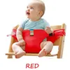 Katlanabilir Bebek Koltuğu Emniyet Kemeri Taşınabilir Koltuk Öğle Sandalye Streç Sarma Harness Bebek Booster Seat Feeding