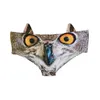 Venda quente Calcinhas Mulheres Bonito dos desenhos animados lingerie sexy Algodão Orelhas Engraçadas 3D Impresso Cão gato tigre Anmial Roupa Interior para As Mulheres