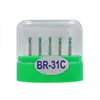 1 confezione da 5 pezzi BR31C frese diamantate dentali medie FG 16M per manipolo dentale ad alta velocità Molti modelli disponibili3298648
