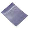 Violet 200pcs / lot 8x12cm papier d'aluminium brillant réutilisable stockage des aliments sacs d'épicerie refermables feuille de mylar auto-scellant pochette d'emballage de qualité alimentaire