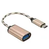 USB 3.1 Type-C USB-C OTG 케이블 USB3.1 남성 ~ USB2.0 타입 - 여성 어댑터 코드 충전 휴대 전화 500pcs / lot