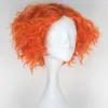 Mad Hatter Pruik Cosplay Oranje Kostuum Accessoire Volwassen Halloween