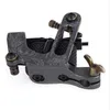 Ny ankomstspoltatueringsmaskin 8 Wrap Coils Tatoo Gun Black Steel Tattoo Frame For Liner Shader Equipment Supply233d
