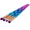 4pcs Eyeshadow Brush Set Diamond Shape Rainbow Makeup Brushes Cosmetics Dropshipping Beauty Puerple Hair Make Up Brush