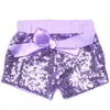 Baby Girls Sequins Shorts Pants Casual Pants Fashion Infant Glitter Bling Dance Boutique Bow Princess Shorts Kids Clothes 14 color TO568