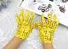 Performance Gloves Sparkle Sequin Dance Gloves Mitten för vuxna barn Fancy Dress Party Supplies Christmas Halloween Costume AC8828426