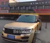 Champagne Gold Satin Chrom Vinyl Car Wrap mit Luftblase frei für Luxus Fahrzeug Verpackung Abdeckung Folie beschichtung 1,52 x 20 m 5 x 67ft Rolle