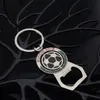 Wereldbeker voetbal sleutelhanger creatieve mascotte metalen flesopener roterende voetbal sleutelhanger openers hanger geschenken WX9-286