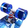 CL-94 Printing Blue Starry Sky Pattern Skateboard Complete 22 inch Retro Cruiser Longboard for Outdoor Sport