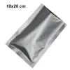 18x26 cm Sacs d'emballage en aluminium pur thermoscellés sous vide de qualité alimentaire Mylar Foil Thermoscellage sous vide Pochette d'emballage pour café thé noix