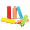 Chew Brick Silicone Pencil Toppers Food Grade Teething Sensory Toys for Boys Girls Kids Chewy Topper Teethers Autism Aid