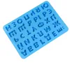 Neue Design Russische Alphabet Buchstaben Silikon Cookie Formen Backen Schokolade Gelee Formen Diy Backen Silikon Eiswürfel Tablett Küche