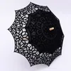 siyah uzun işlenmiş şemsiye